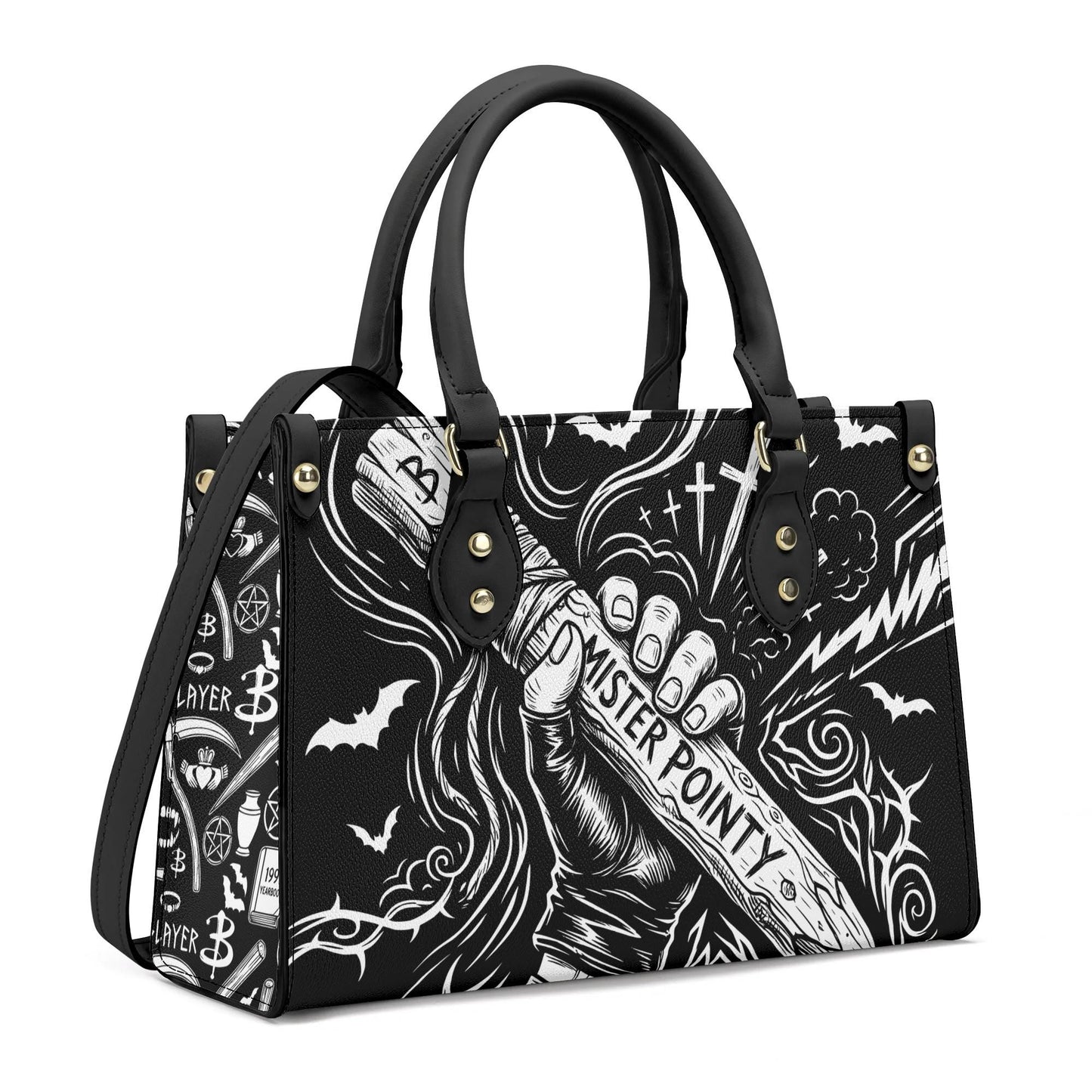Vampire Slayer: Mr Pointy Leather HandBag