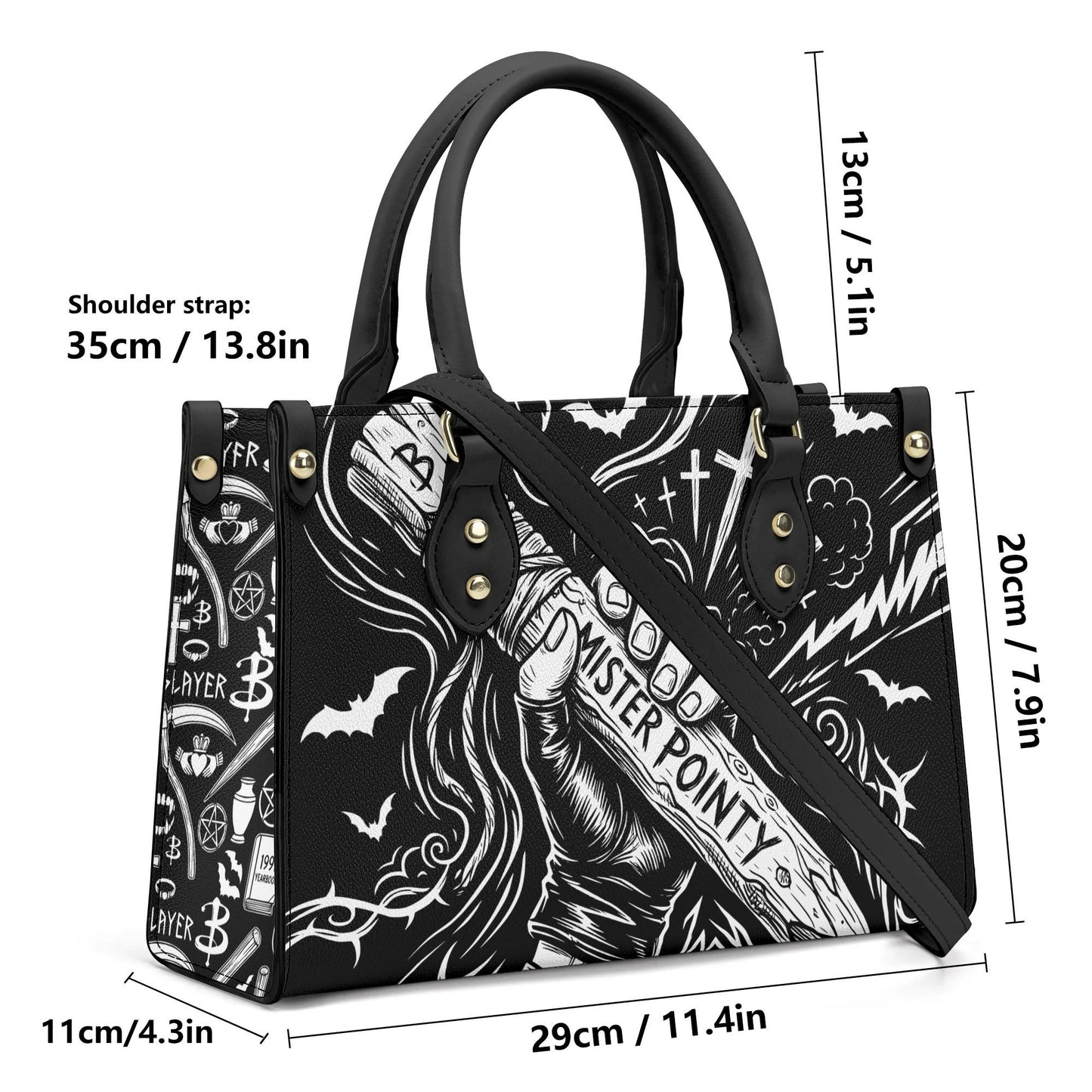 Vampire Slayer: Mr Pointy Leather HandBag