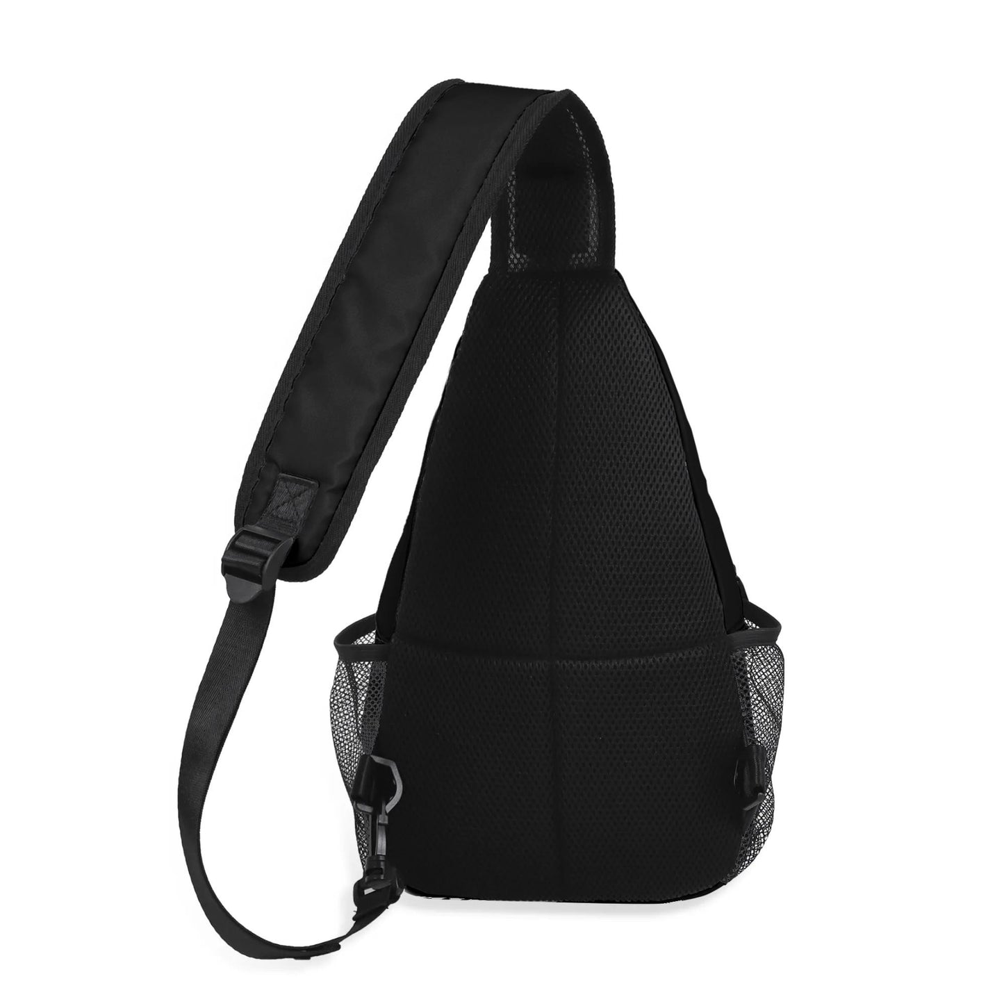 Hellfire Chest Crossbody Bag with Adjustable Strap