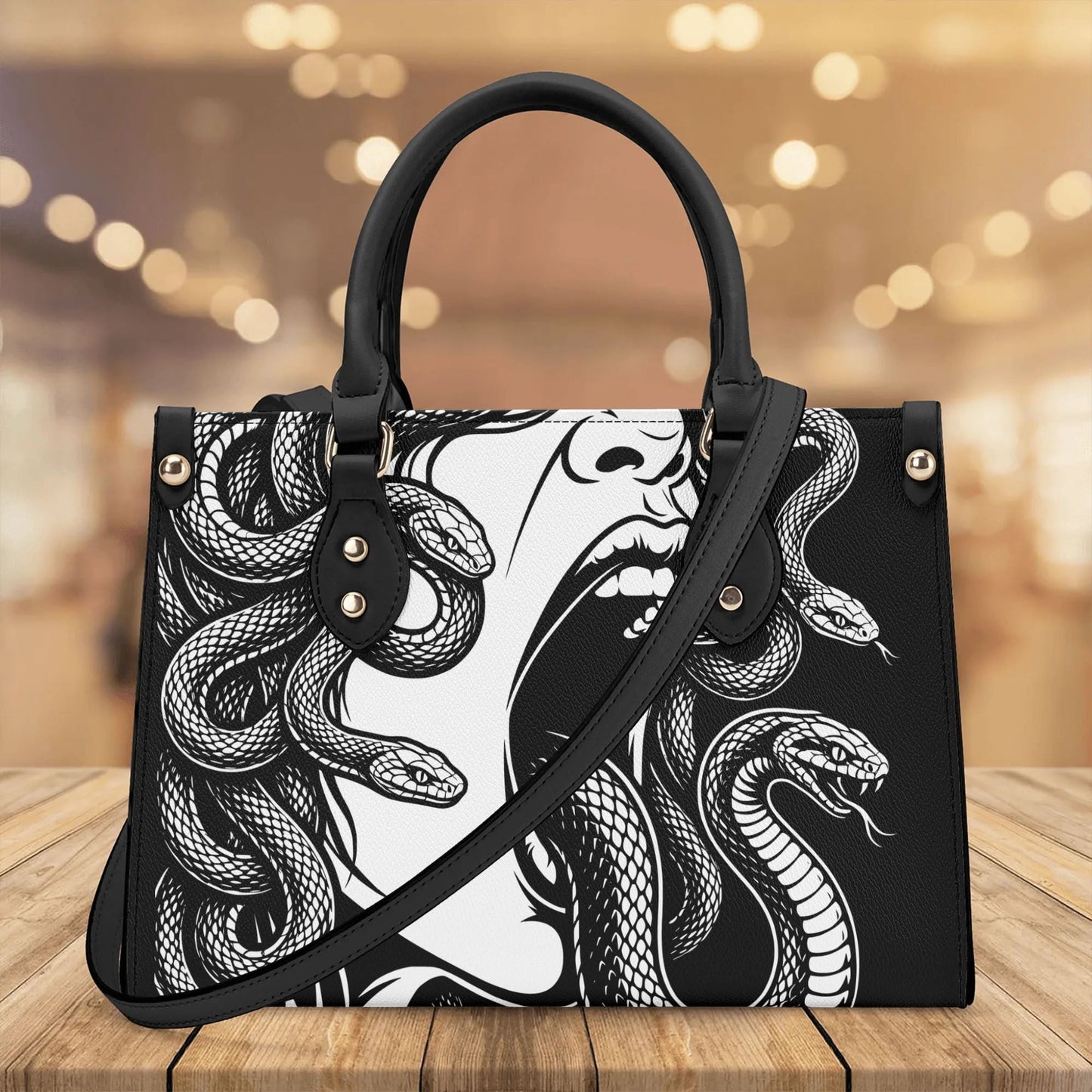 Medusa Leather HandBag