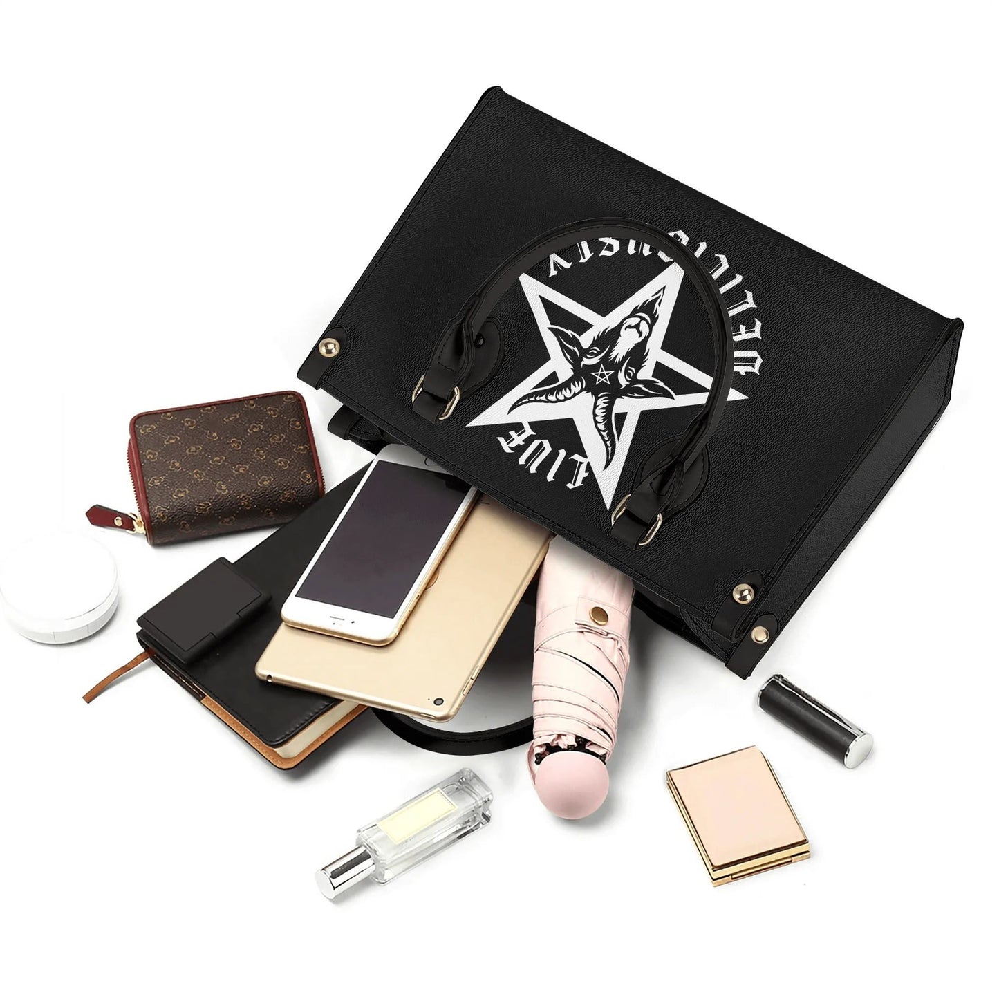 Live Deliciously Leather HandBag