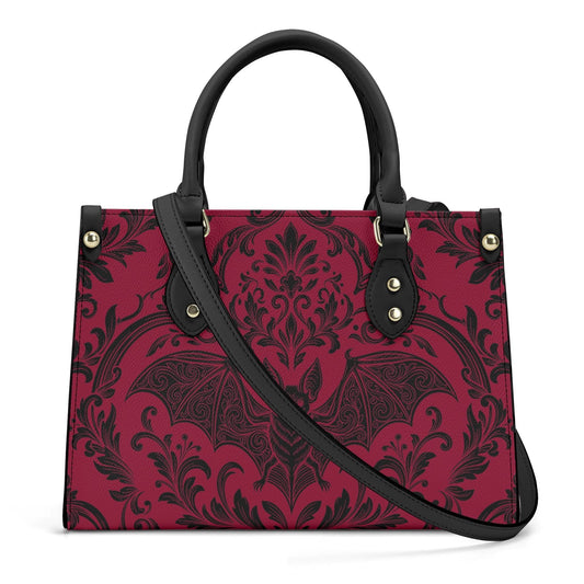 Damask Bat Leather HandBag