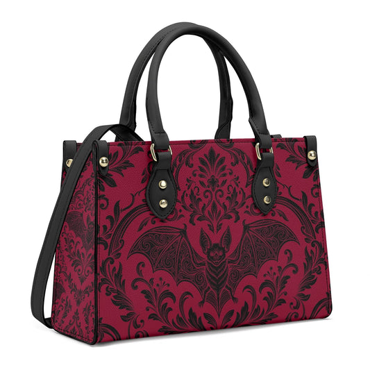 Damask Bat Leather HandBag