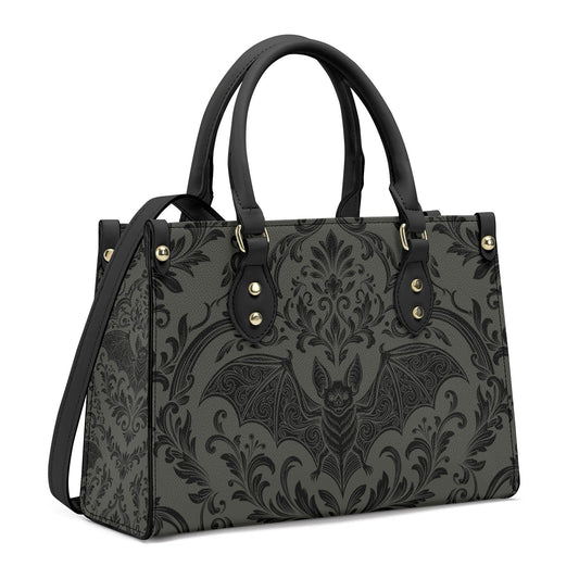 Damask Bat Leather HandBag
