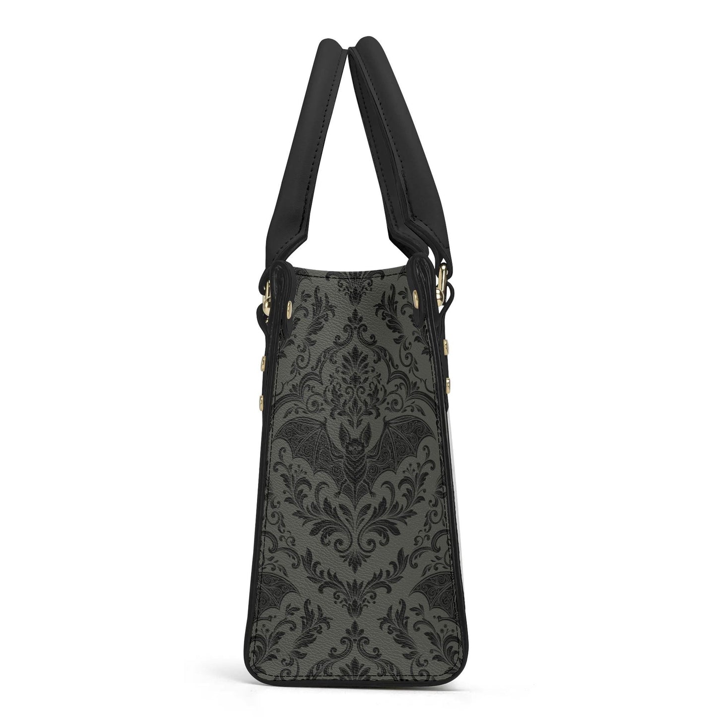 Damask Bat Leather HandBag