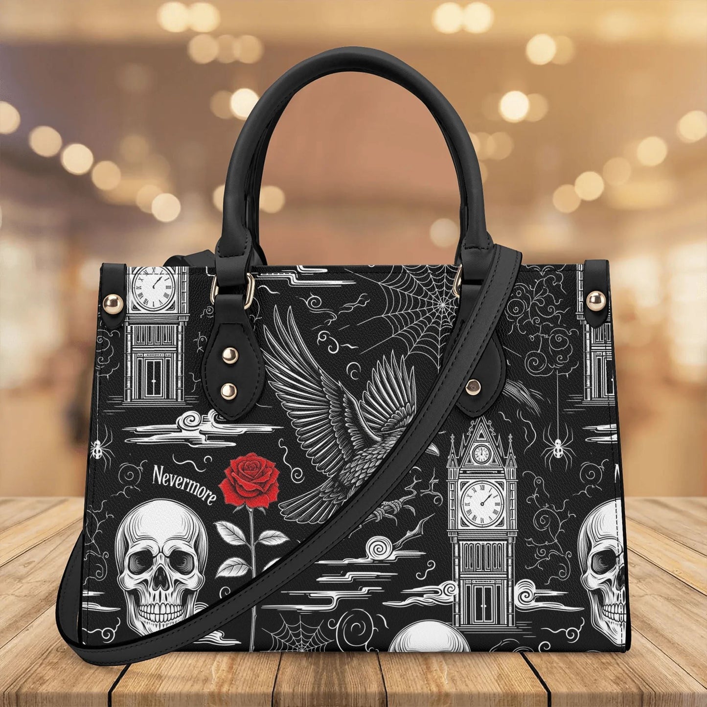 The Raven Leather HandBag