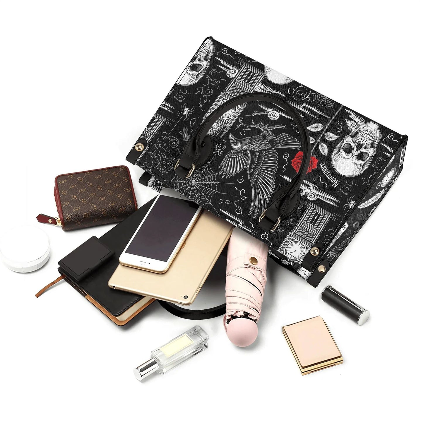 The Raven Leather HandBag