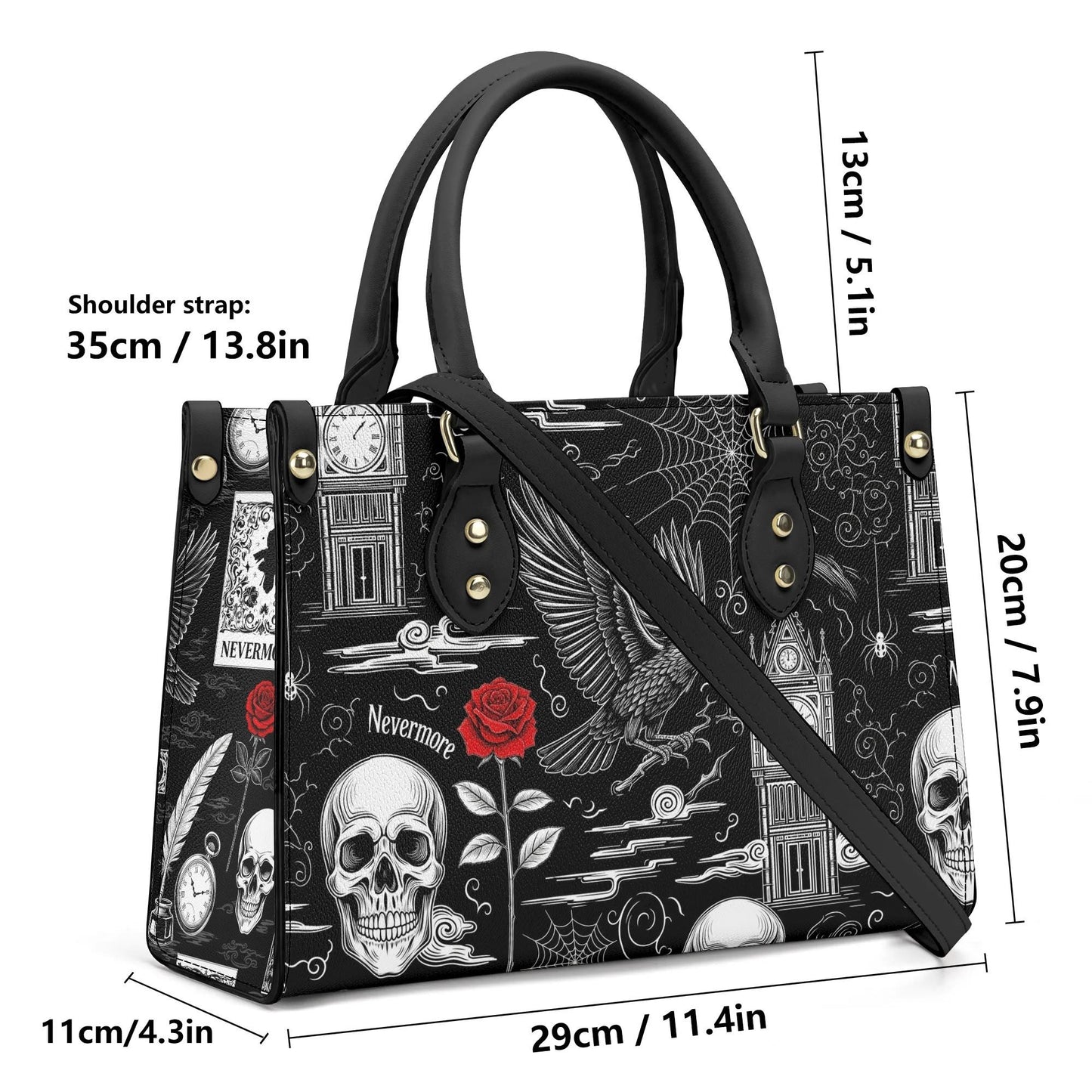 The Raven Leather HandBag