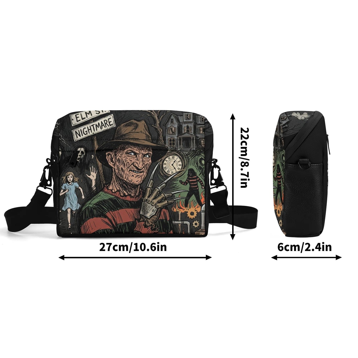 Horror Whore (Krueger) City Pack  Messenger Bag