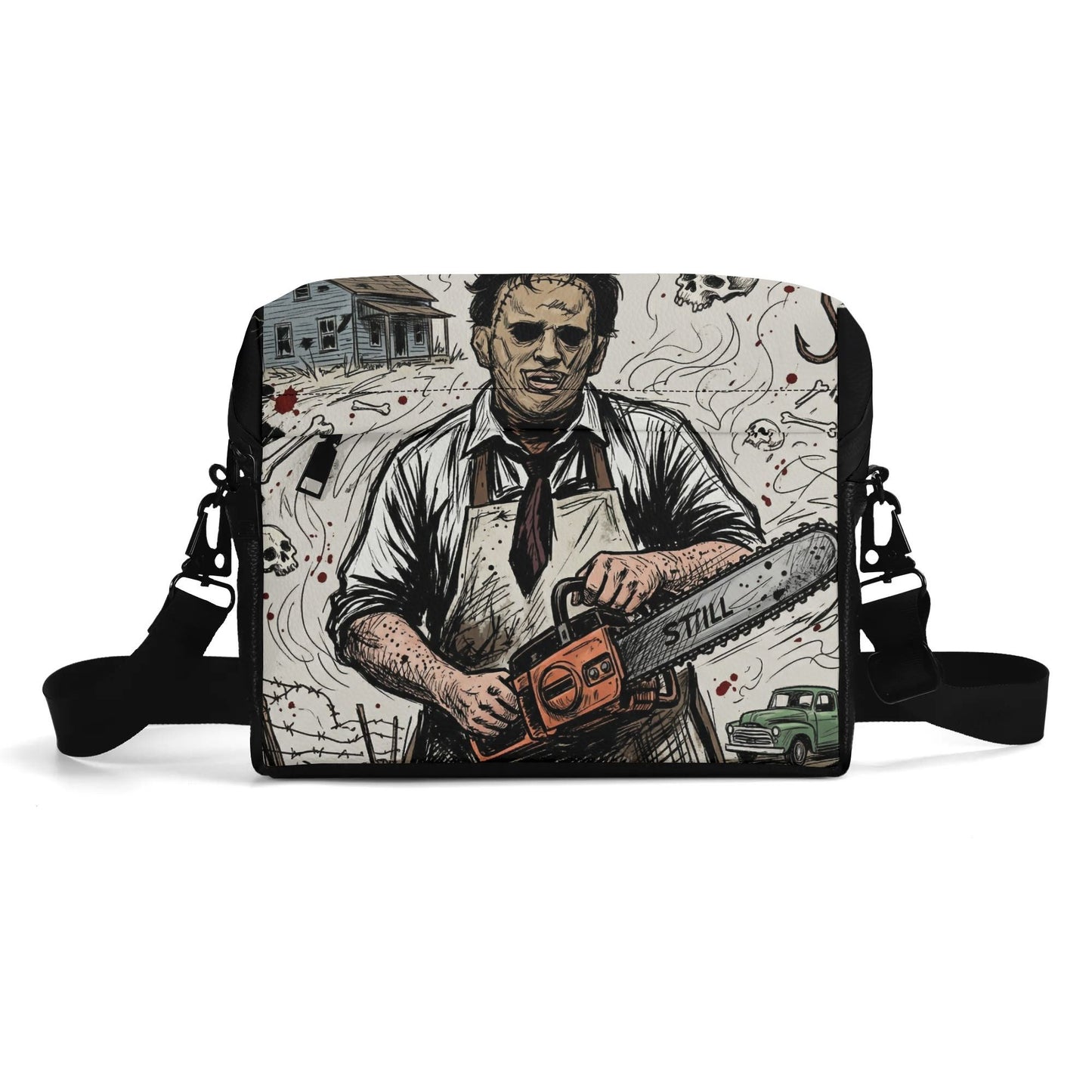 Horror Whore (Leatherface ) City Pack  Messenger Bag