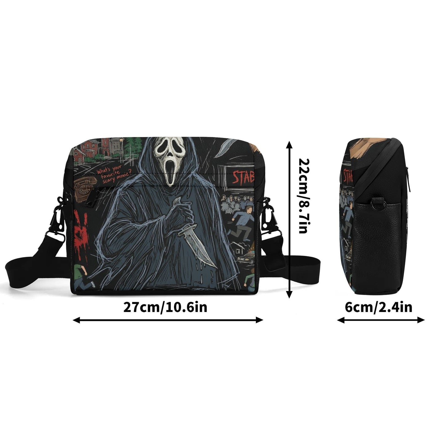 Horror Whore (Ghostface) City Pack  Messenger Bag