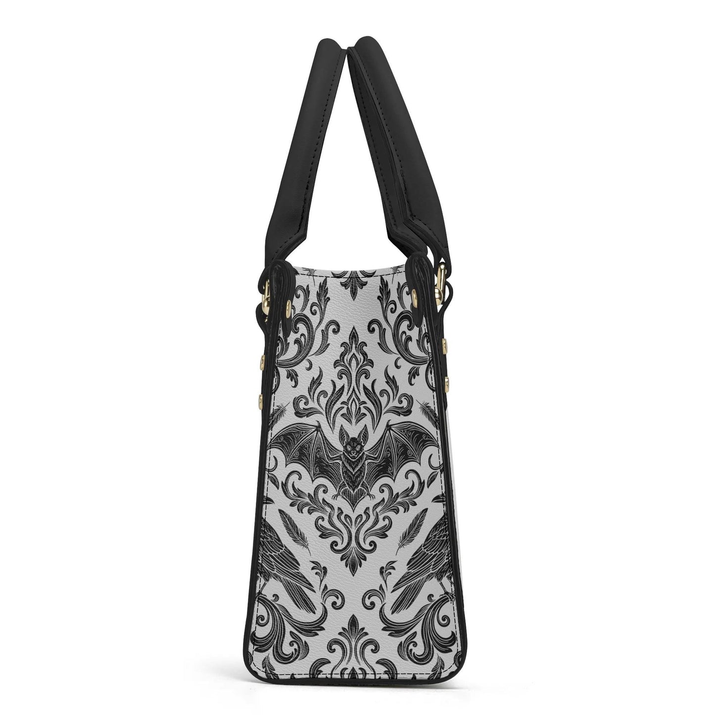 Damask Bat Leather HandBag