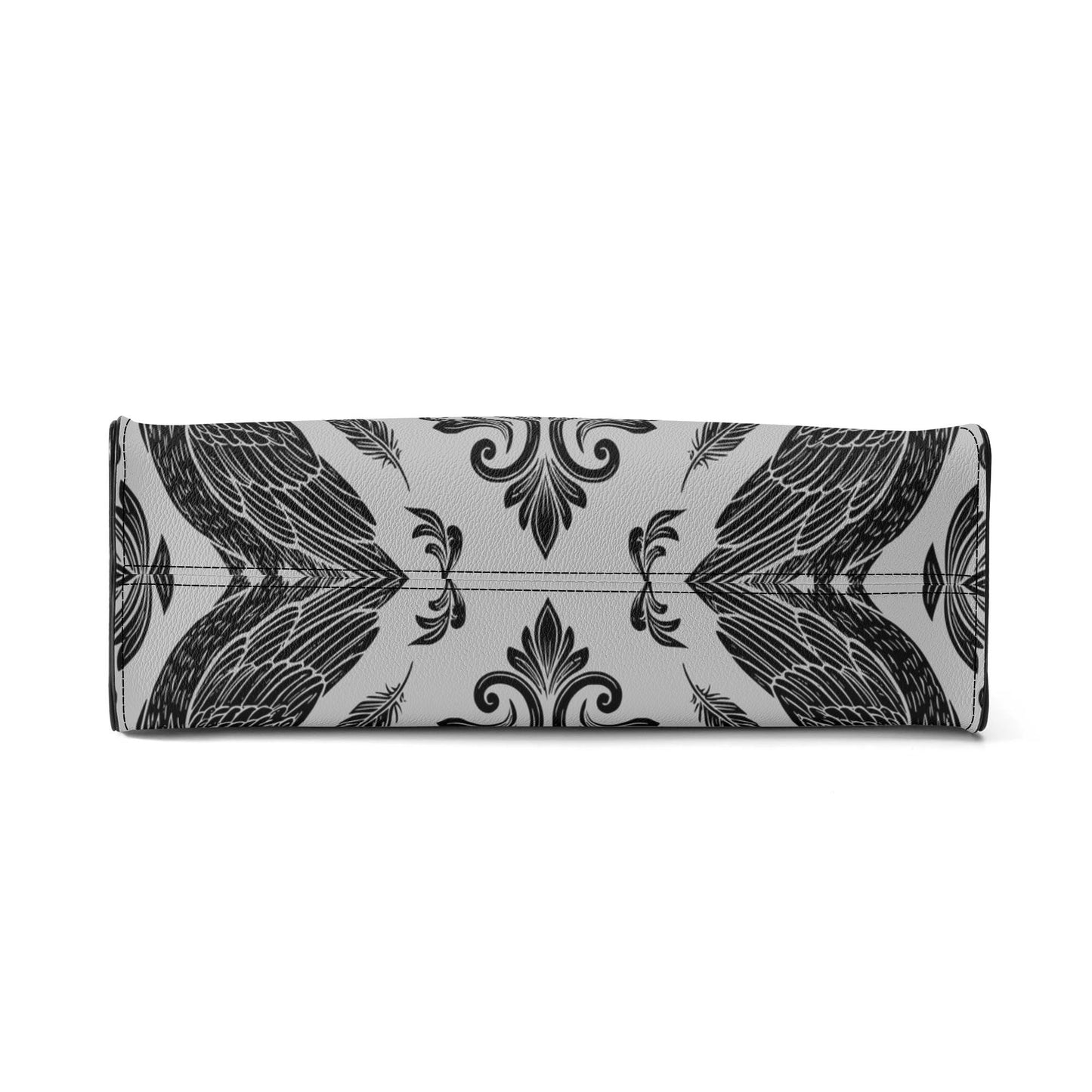 Damask Bat Leather HandBag