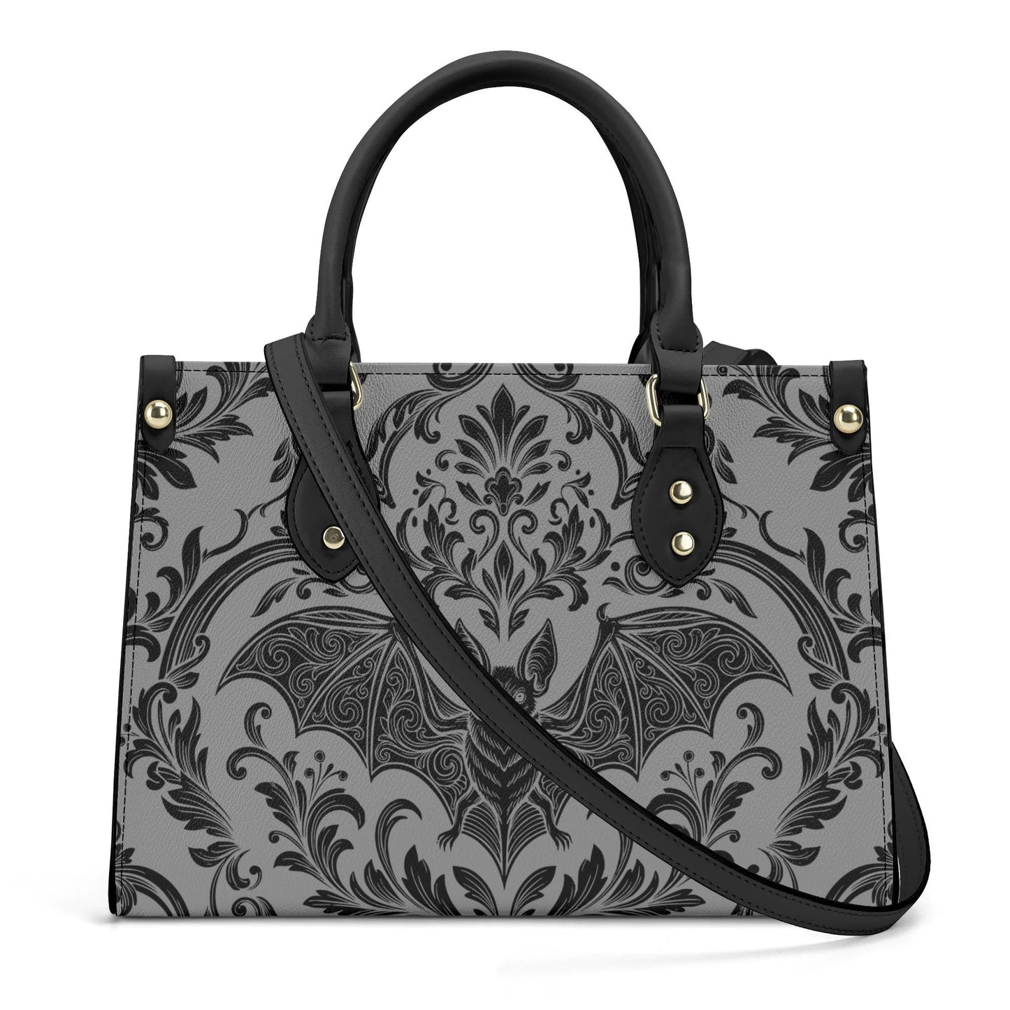 Damask Bat Leather HandBag
