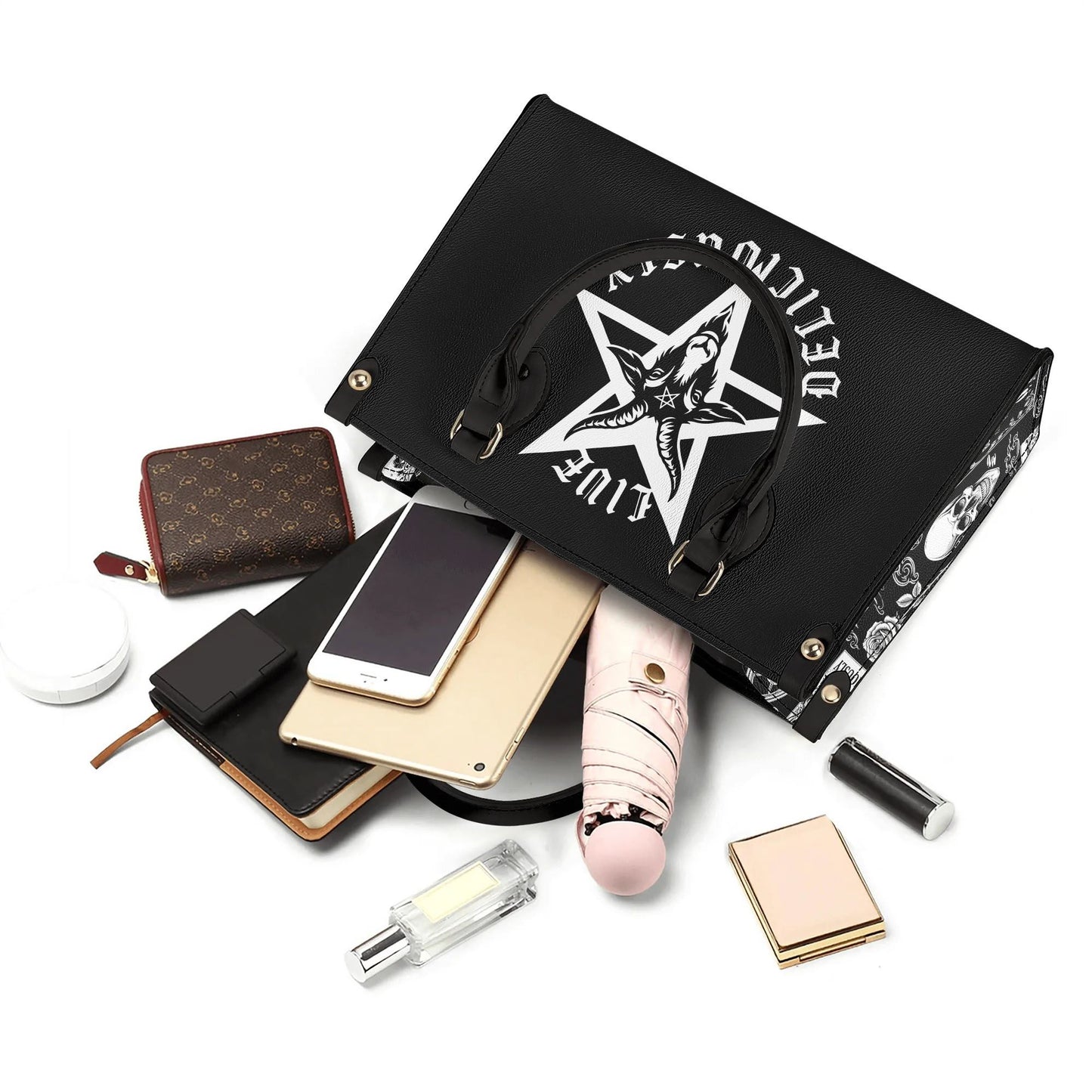 Live Deliciously Leather HandBag