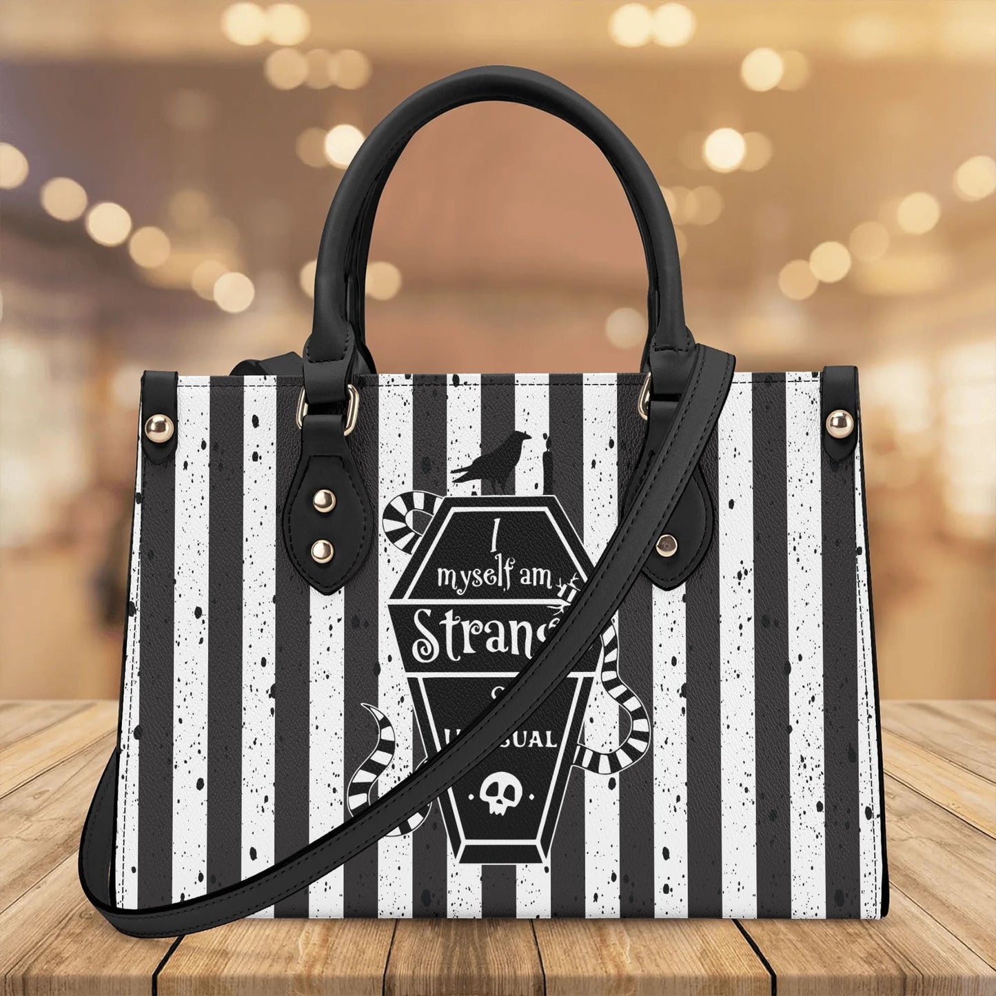 Strange And Unusual Leather HandBag