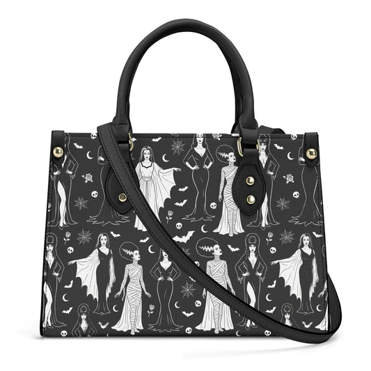 Ghoul Grirls Leather Handbag