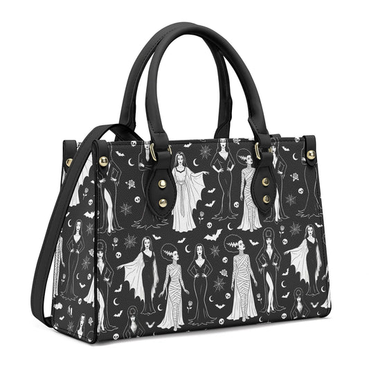 Ghoul Grirls Leather Handbag