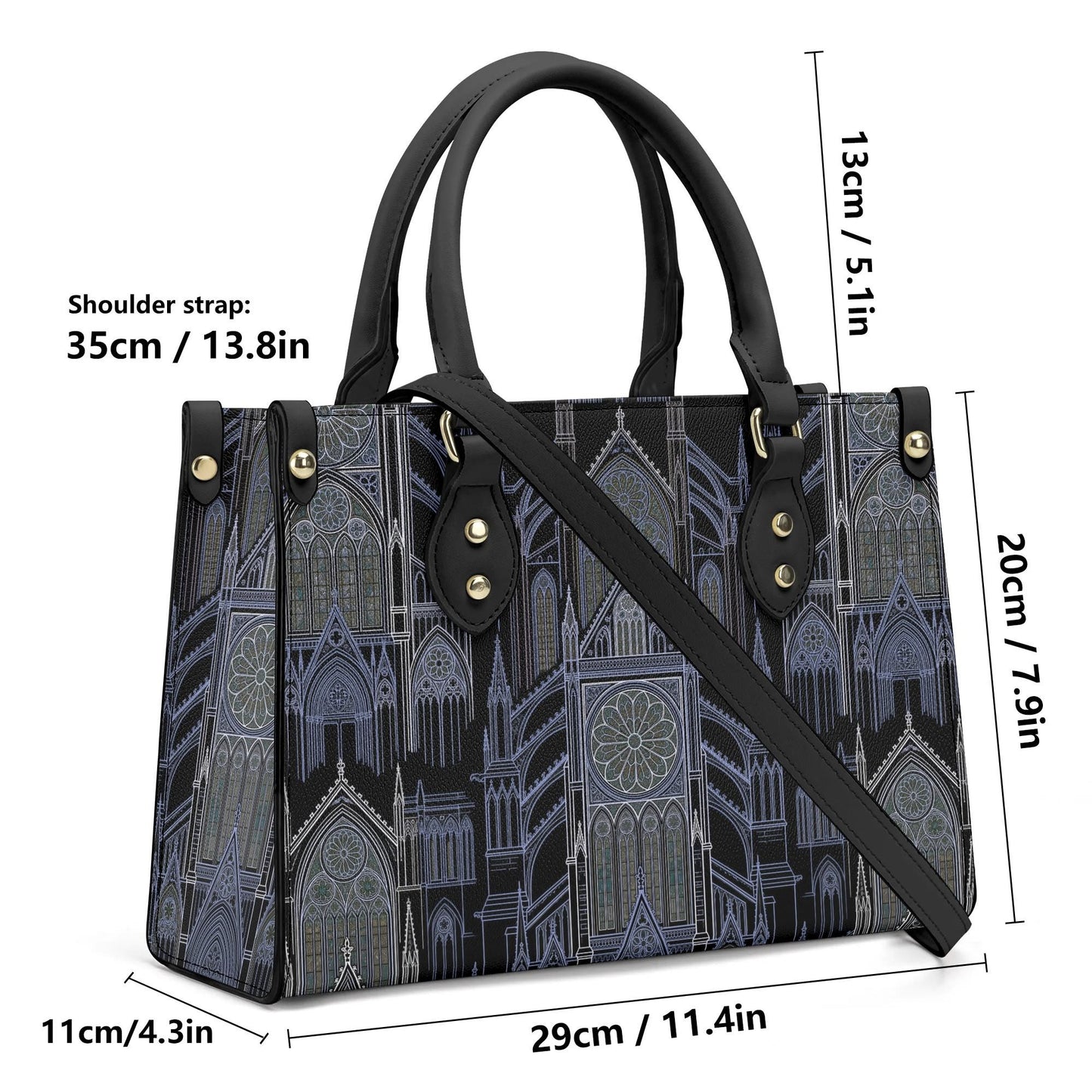 Eldritch | Leather Handbag With Shoulder Strap
