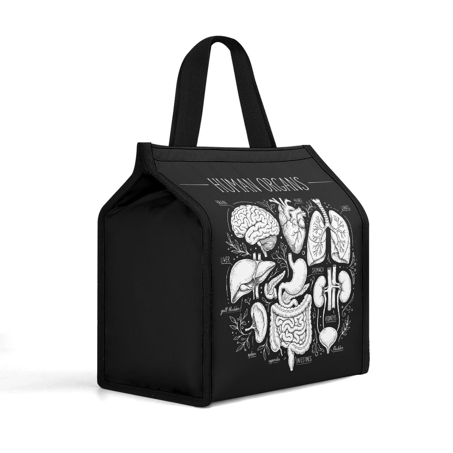 Human Organs Waterproof Handy Lunch Bag