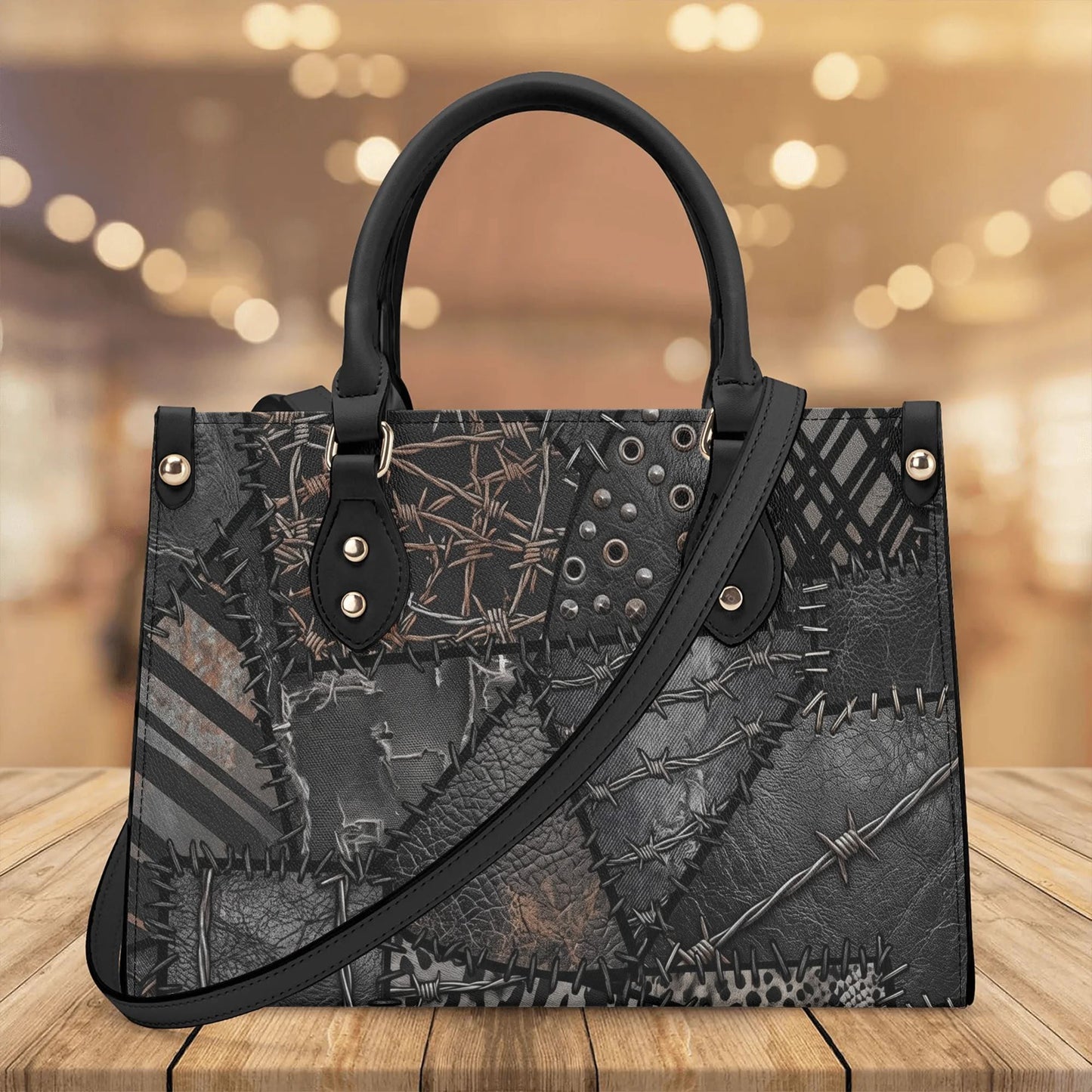 Thunderdome | Leather Handbag With Shoulder Strap