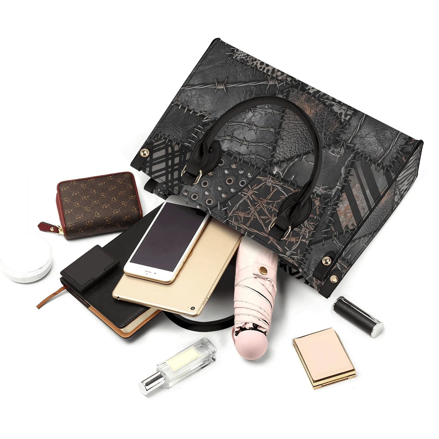 Thunderdome | Leather Handbag With Shoulder Strap