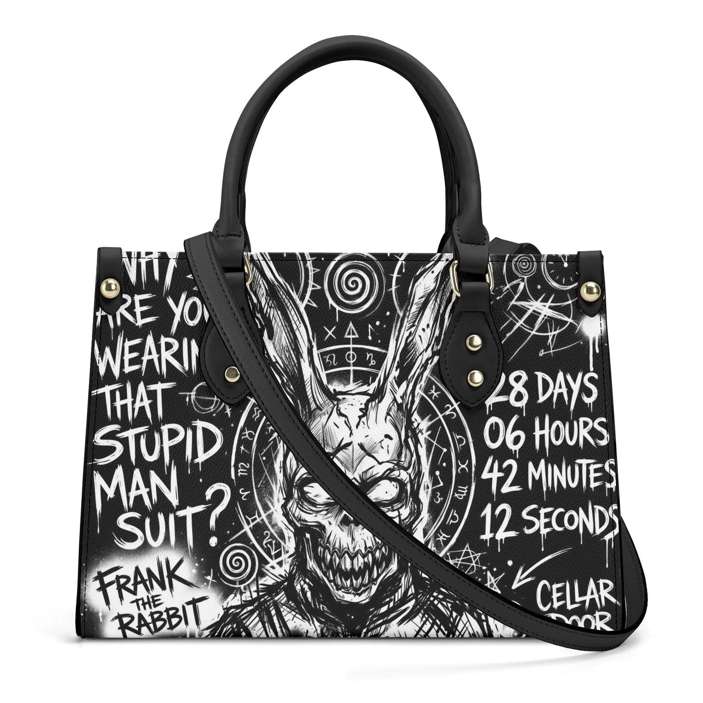Frank | DarkO Inspired Leather Handbag With Shoulder Strap