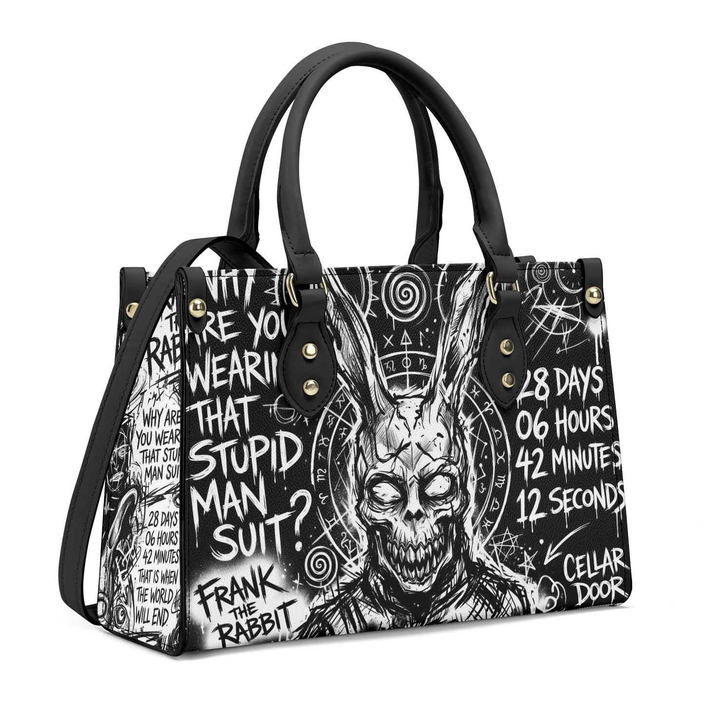 Frank | DarkO Inspired Leather Handbag With Shoulder Strap