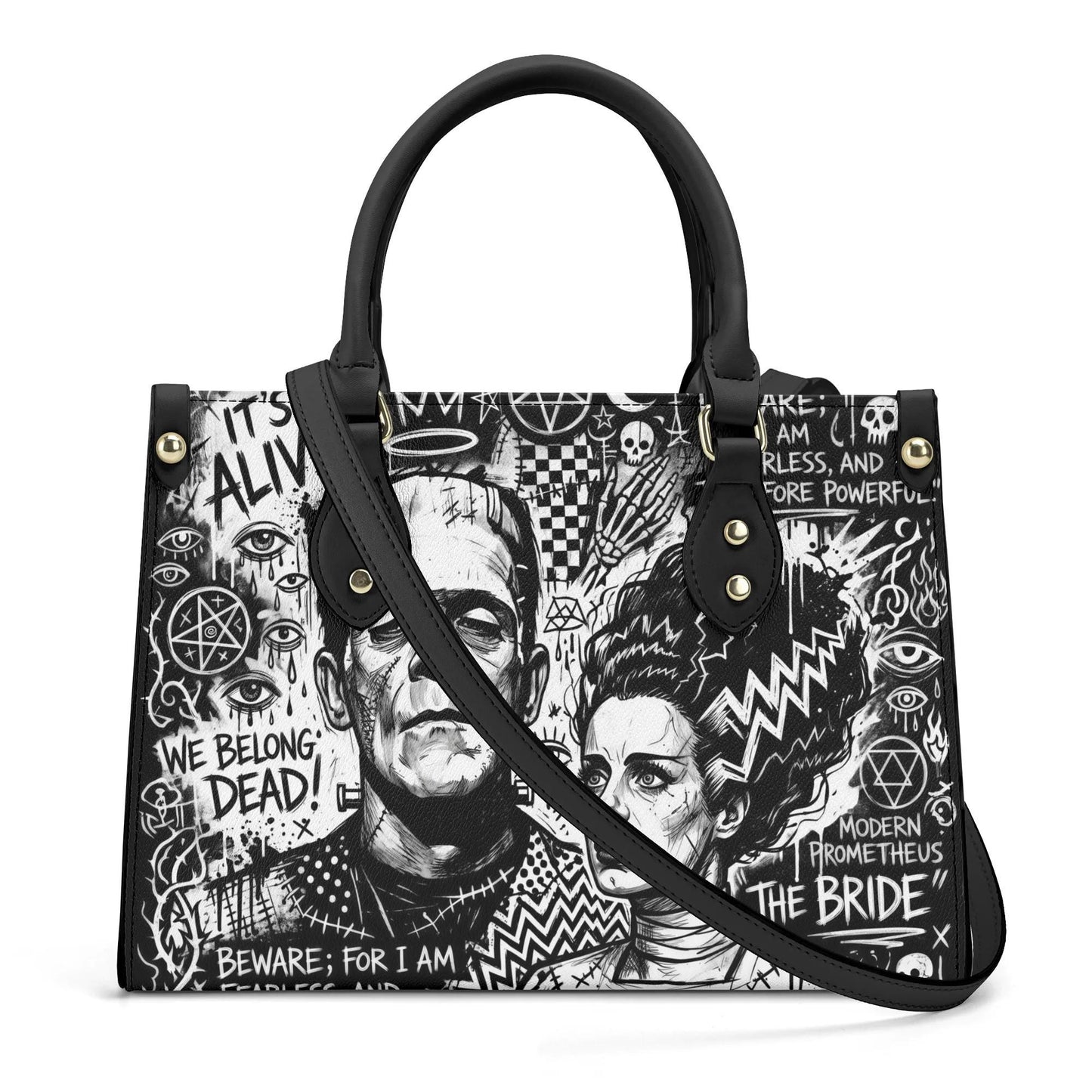 Mad Love | Leather Handbag With Shoulder Strap