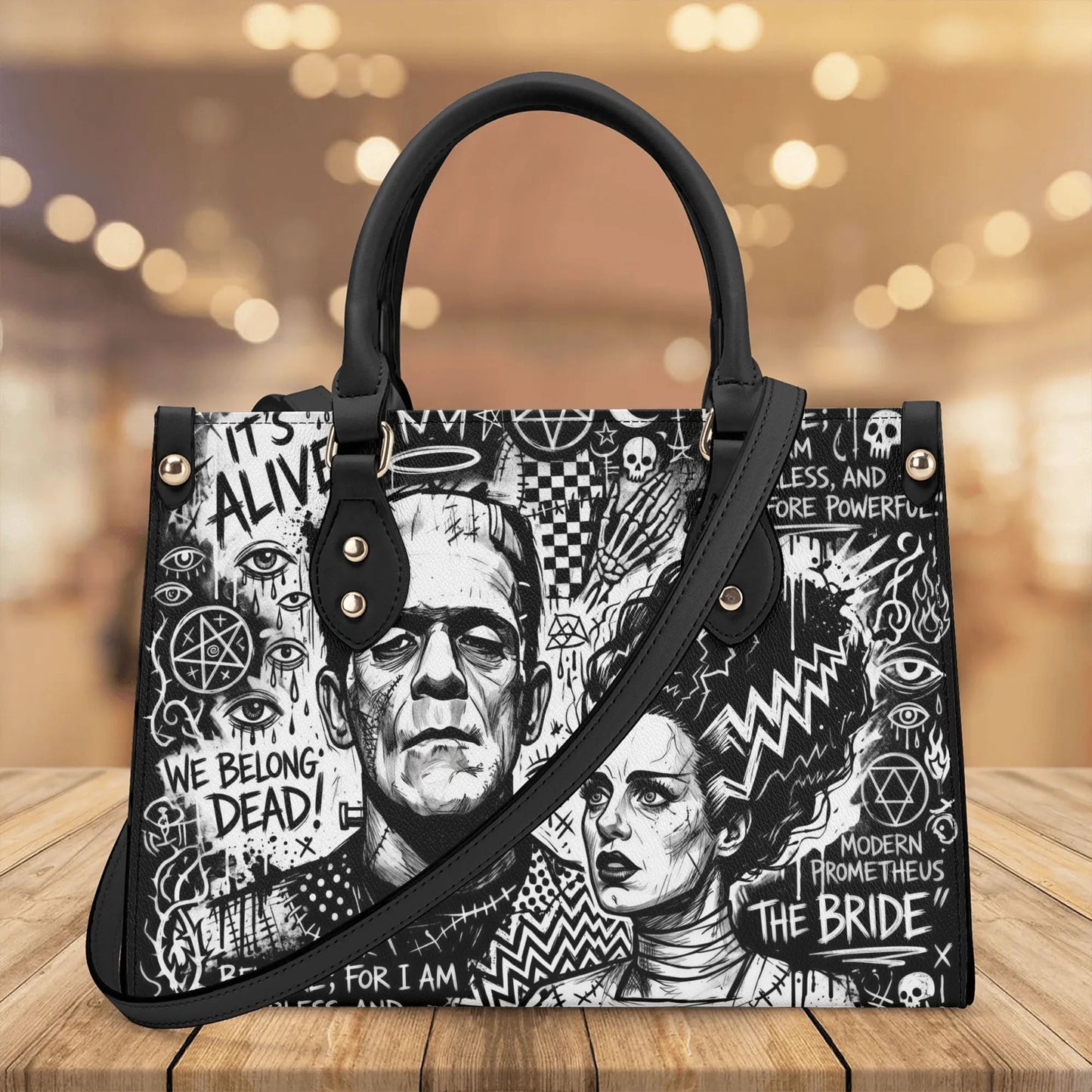 Mad Love | Leather Handbag With Shoulder Strap