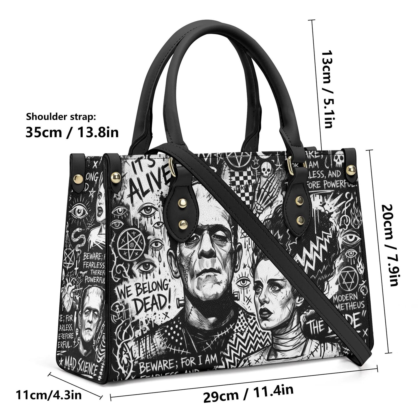Mad Love | Leather Handbag With Shoulder Strap