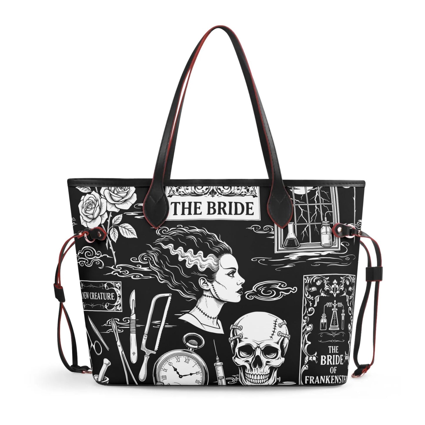 The Modern Prometheus Carryall Monogram Tote Bag with Zipper Makeup Bag