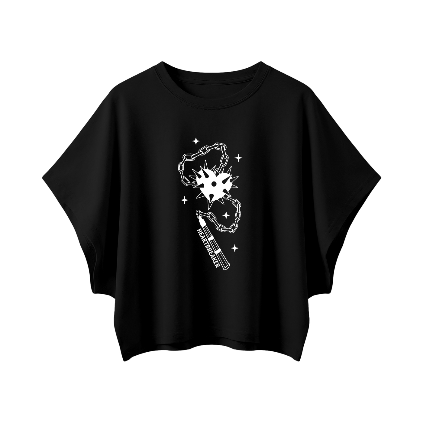 Heartbreaker Cropped Dolman T-Shirt