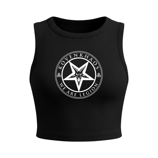 KovenKhaos Tight Crewneck Crop Tank Top