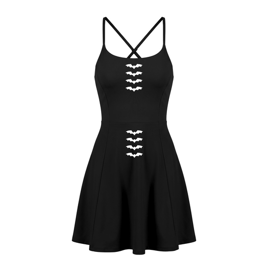 Release the Bats Paneled A-Line Dress