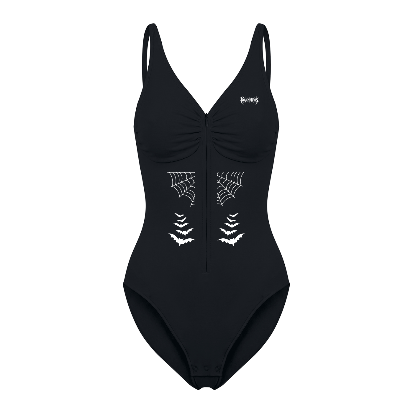 Camazotz Full-Zip Ruched Bodysuit