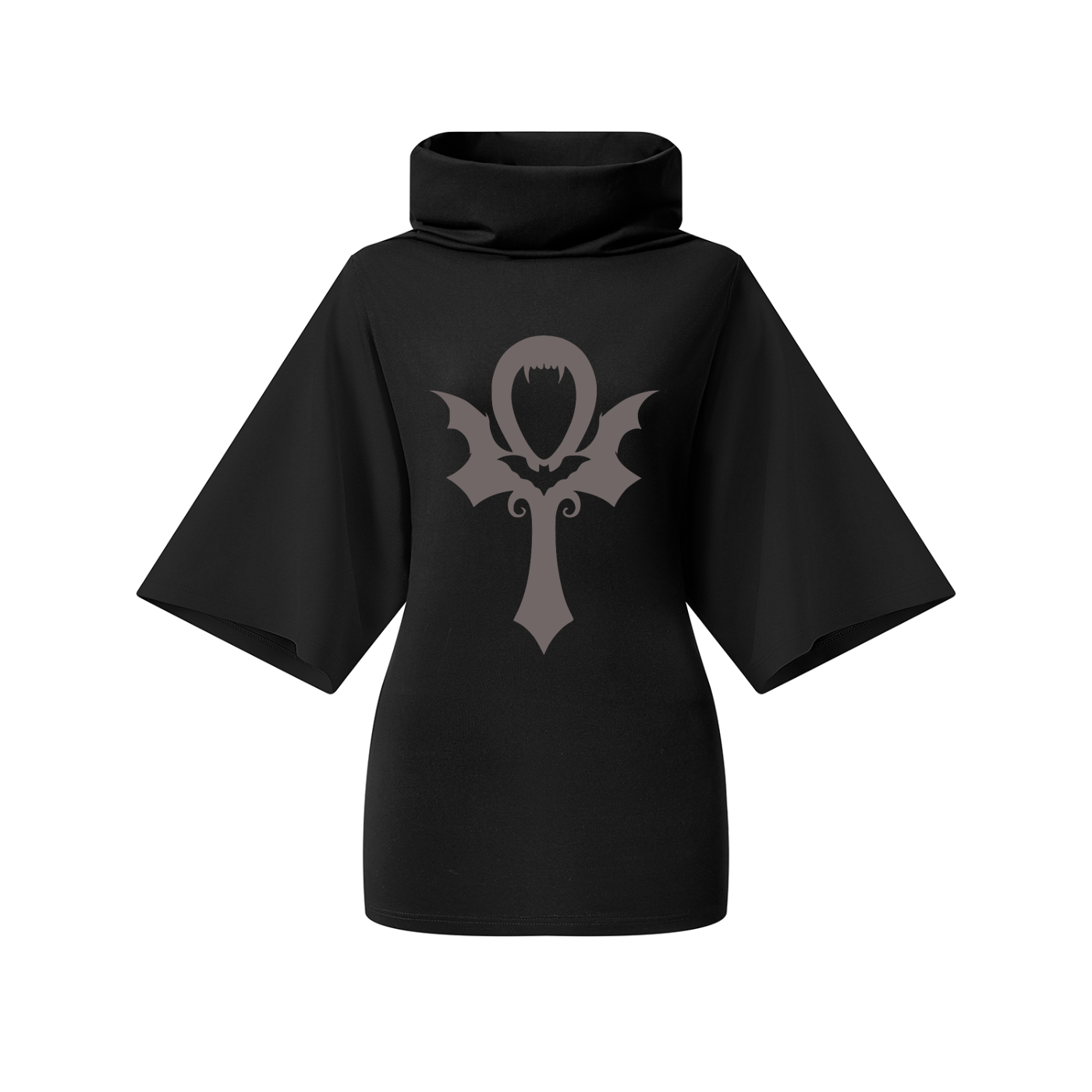 Collapsed Dreams Turtleneck Batwing Top