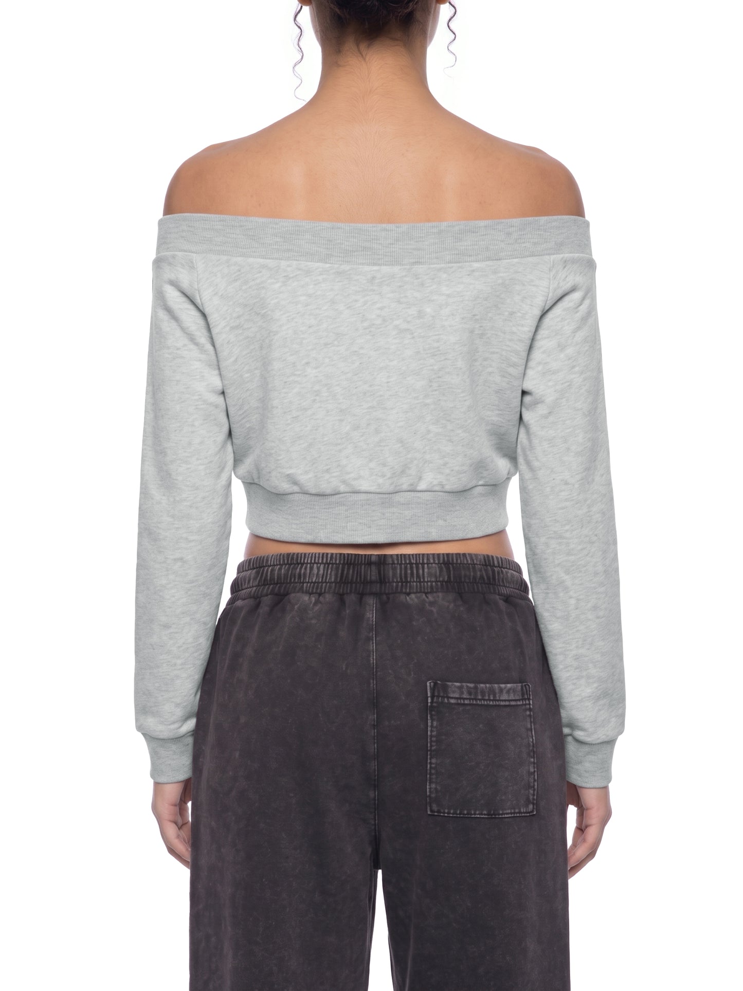 Bullets over Baghdad Off-Shoulder Full Zip Hoodie