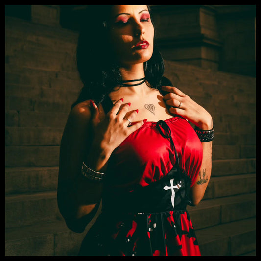 Vamp Sleeveless Dress