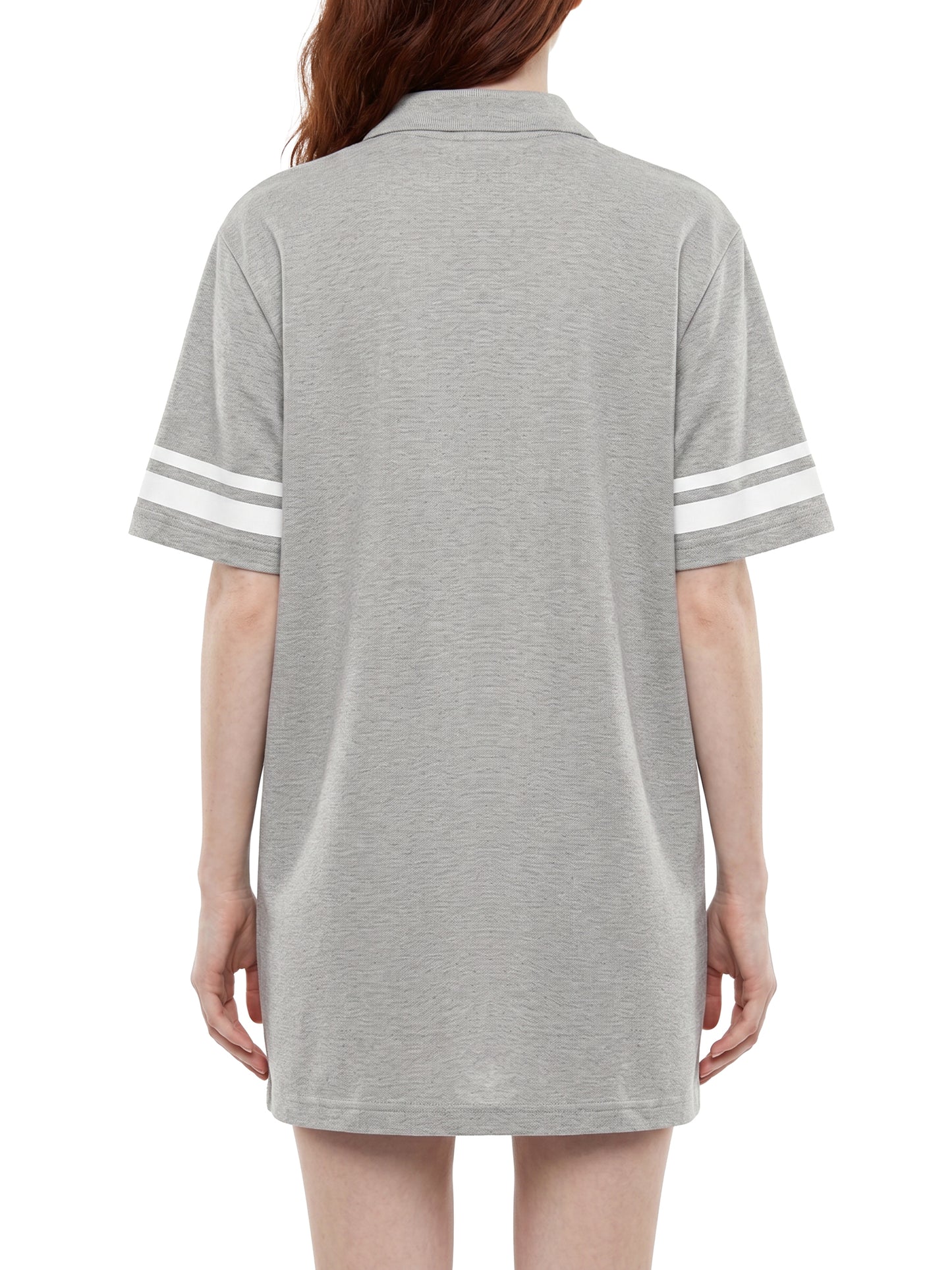 Sabrina Striped Color Block Polo Dress