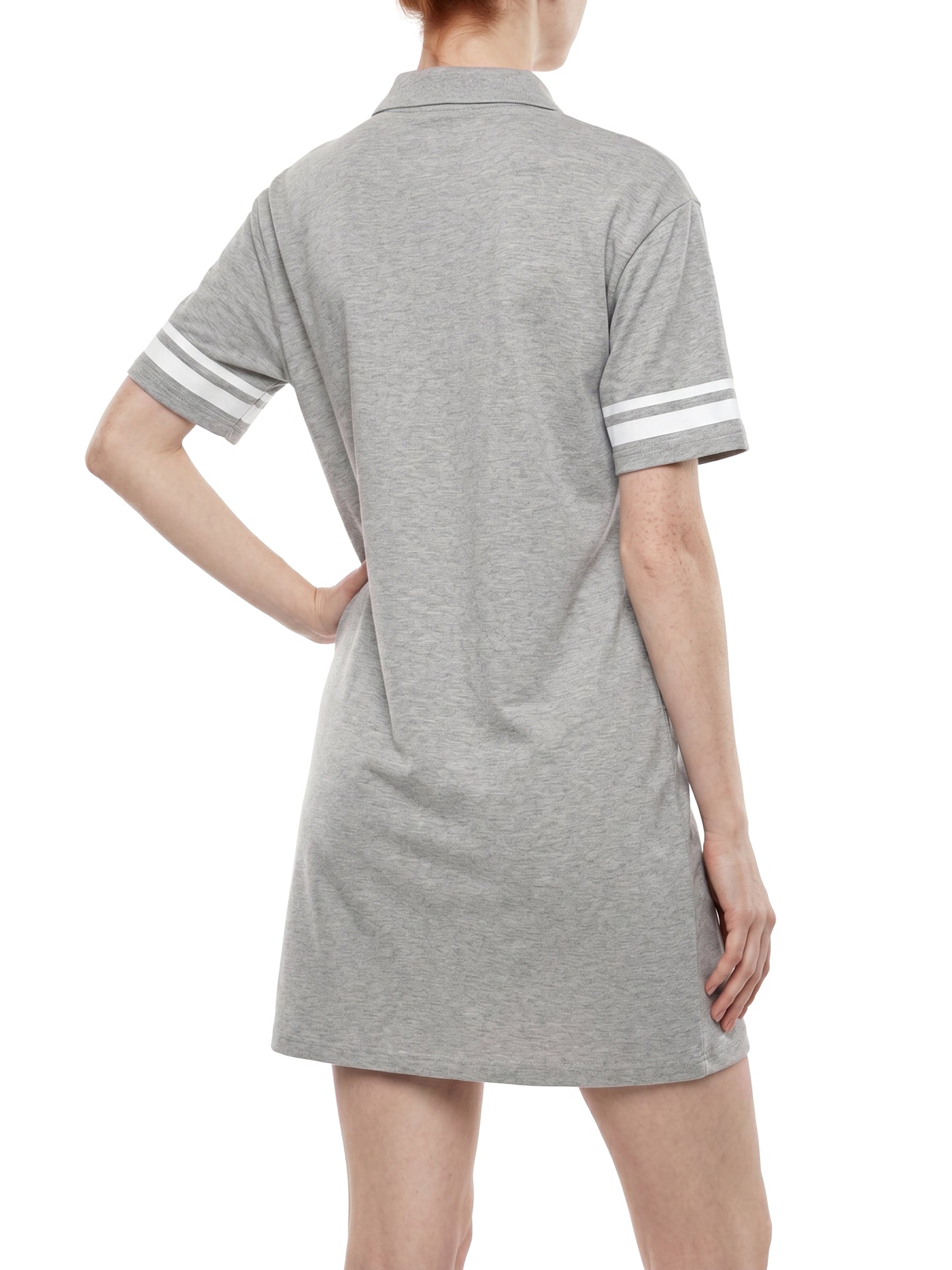 Dead Living Striped Color Block Polo Dress