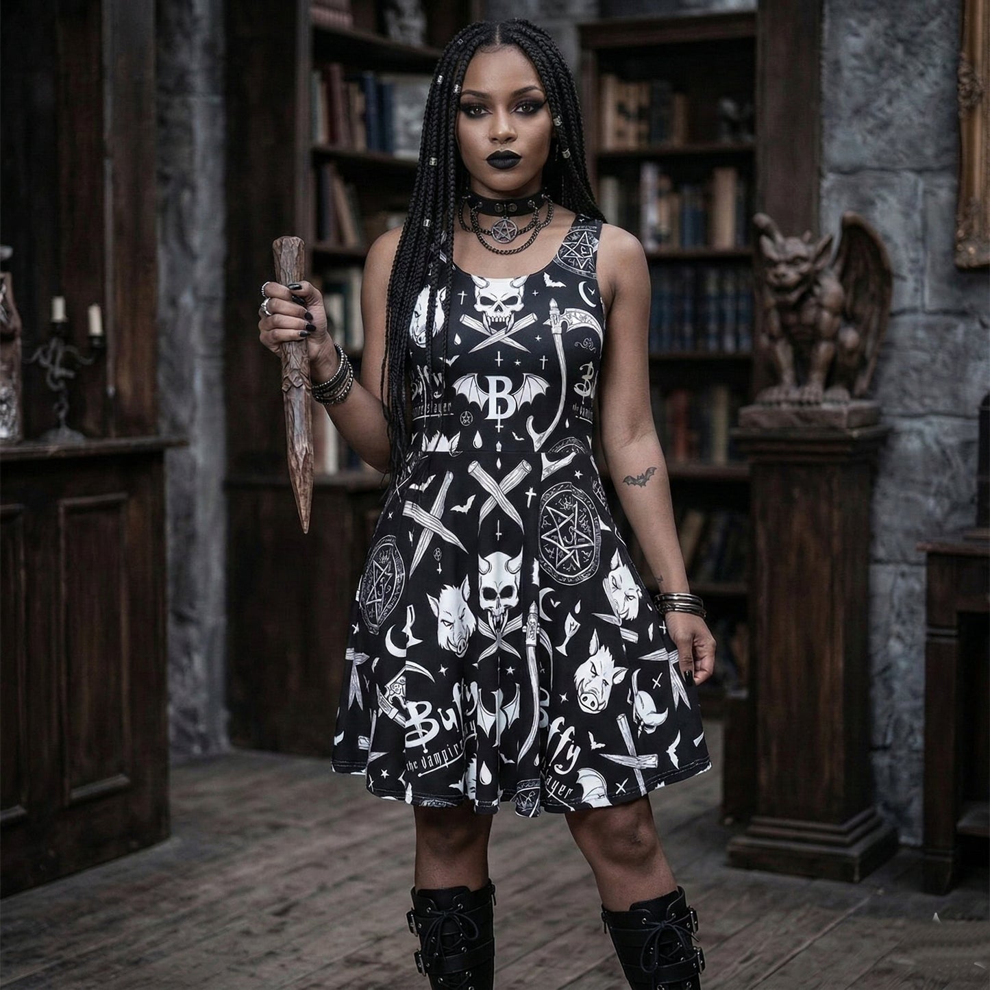 Vampire Slayer Tank Vest Dress