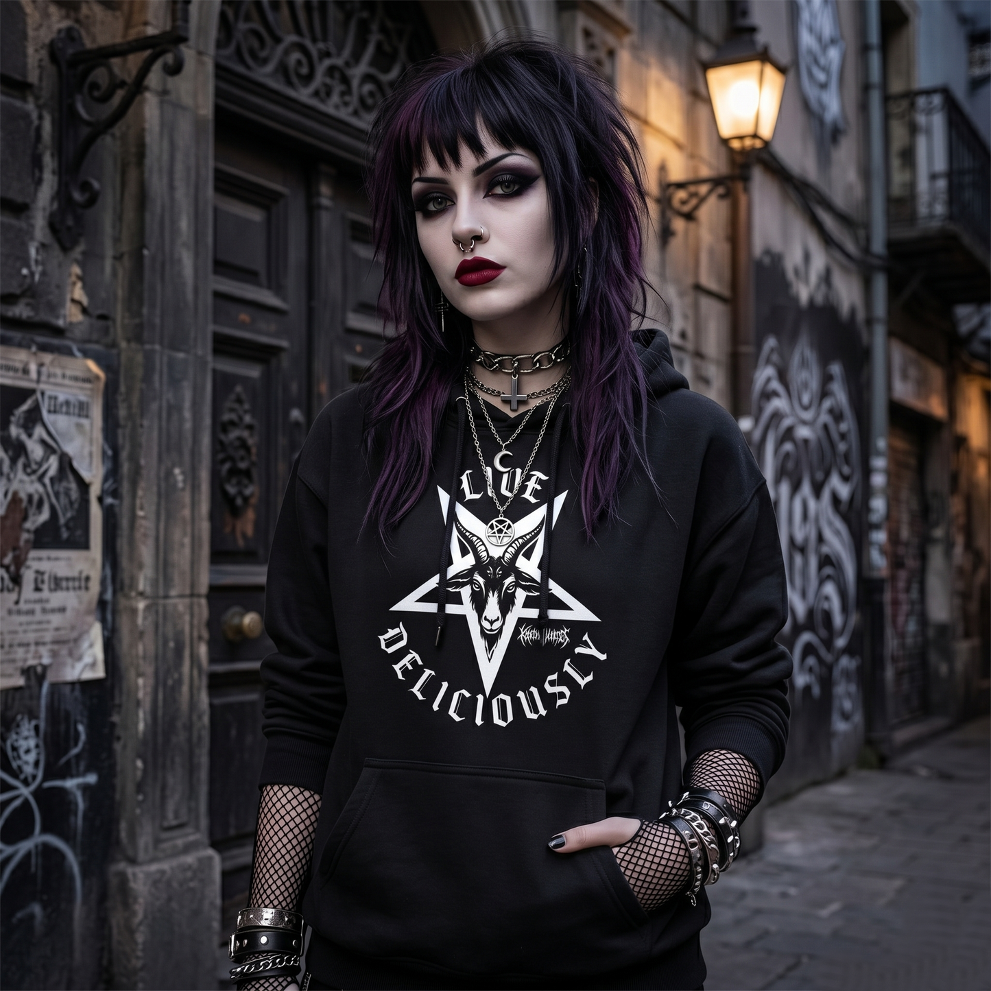 Live Deliciously Essential Heavyweight Cotton Hoodie