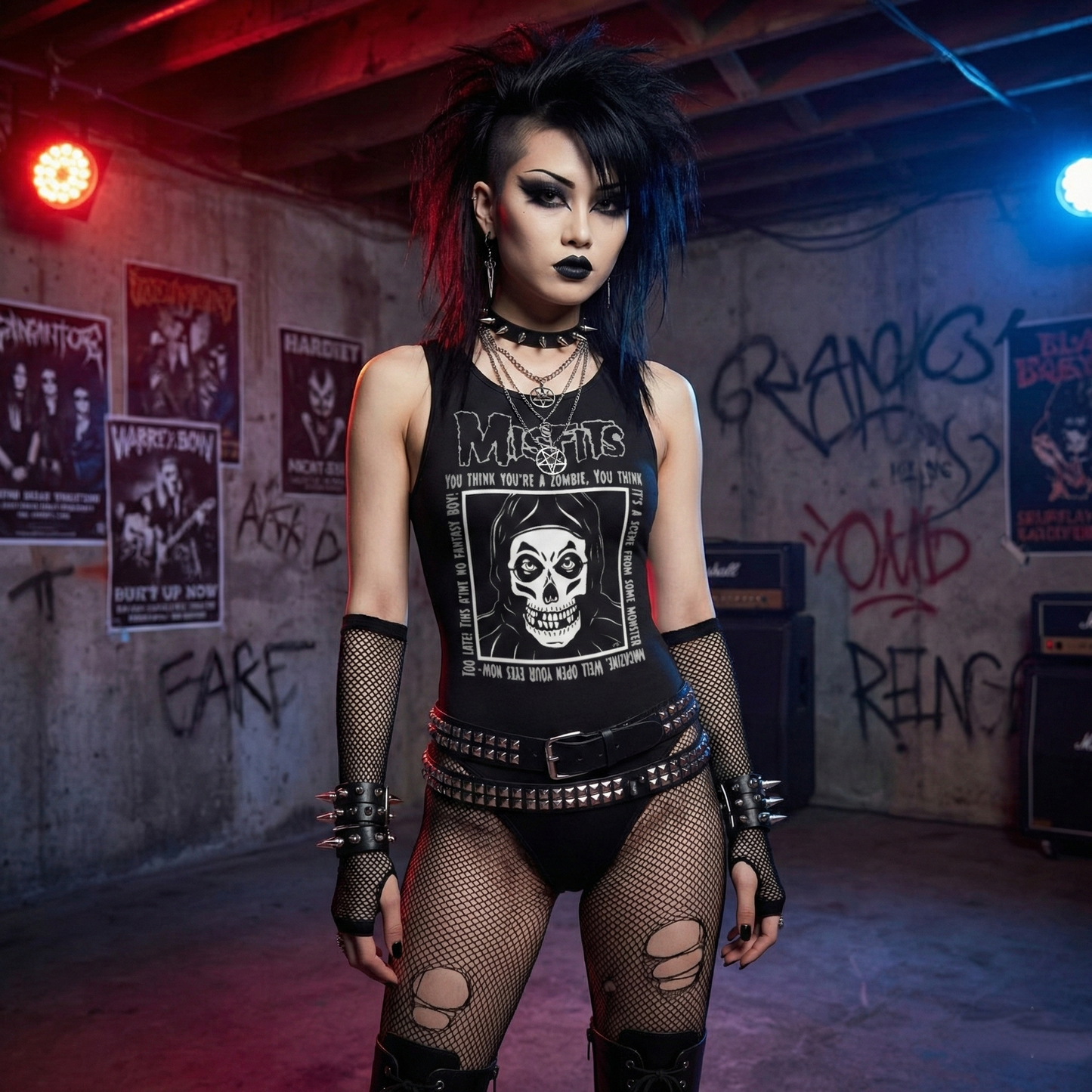 Misfits Living Dead Tank Bodysuit