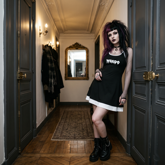 Weirdo Color Block Sleeveless Dress