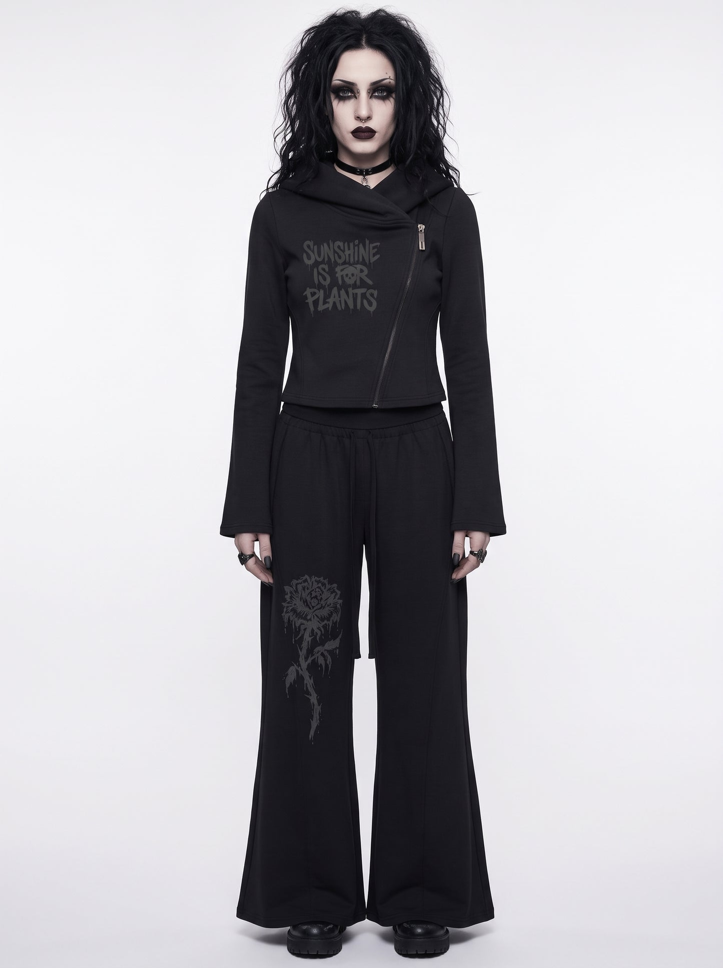 Sunshine For Plants Flared Leg Sweatpants