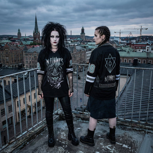 In Flames Unisex V-neck Hockey Jersey