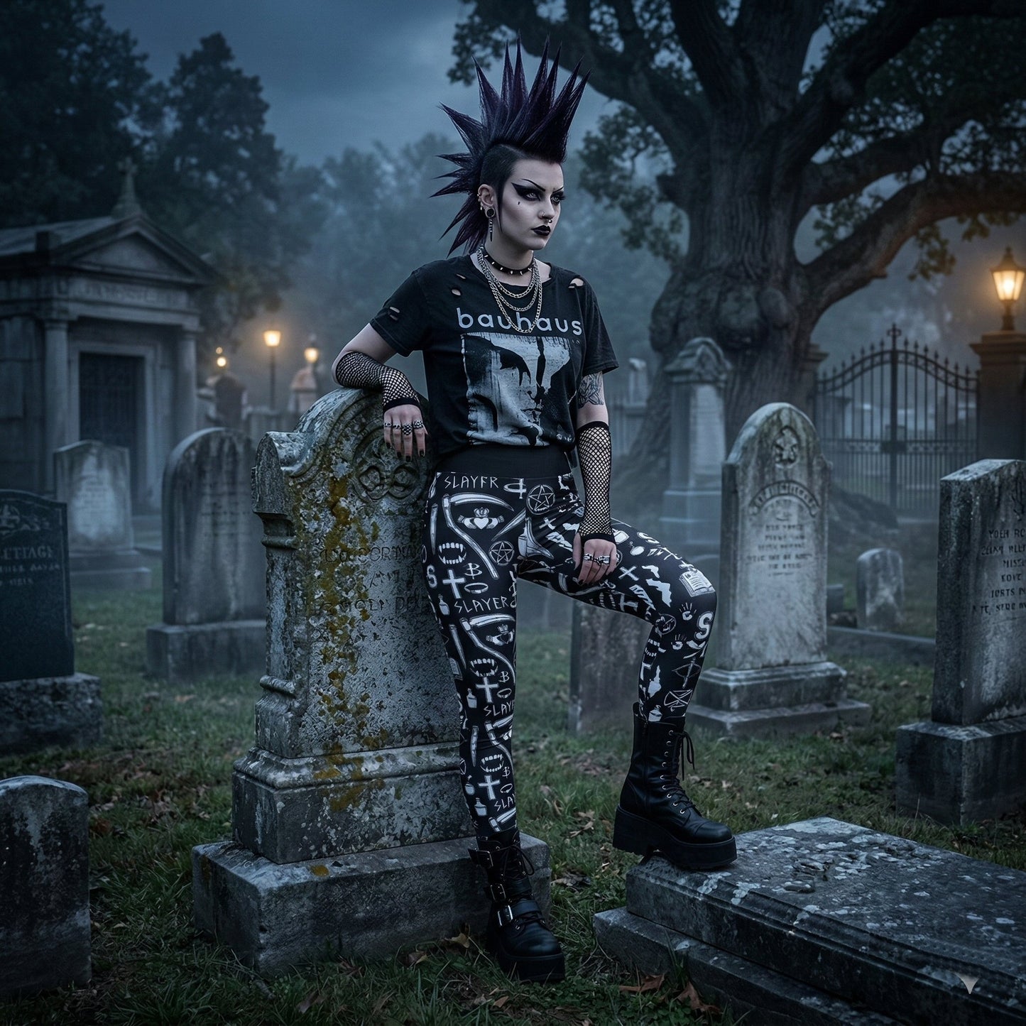 Vampire Slayer High Waist Leggings