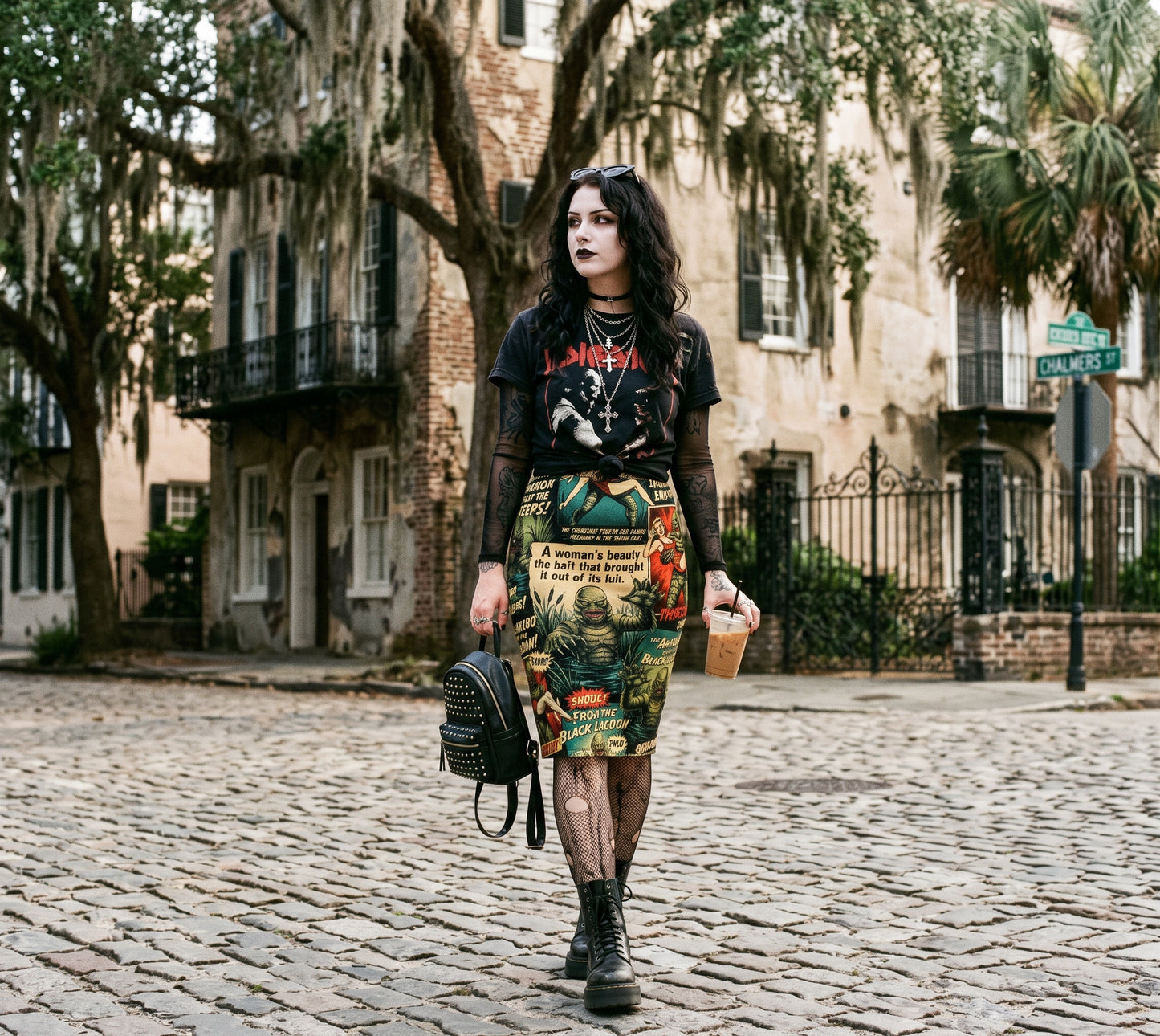 Creature from the Black Lagoon | Monsters Fitted Dress