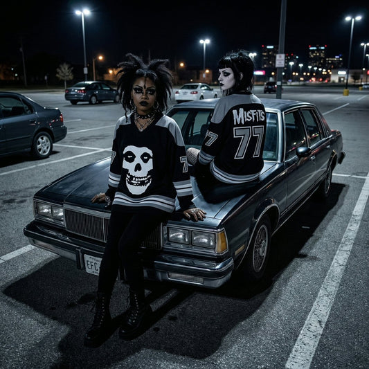 Misfits Unisex V-neck Hockey Jersey